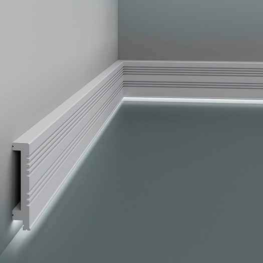 Плинтус композит Европласт с подсветкой 6.53.705 Купить!